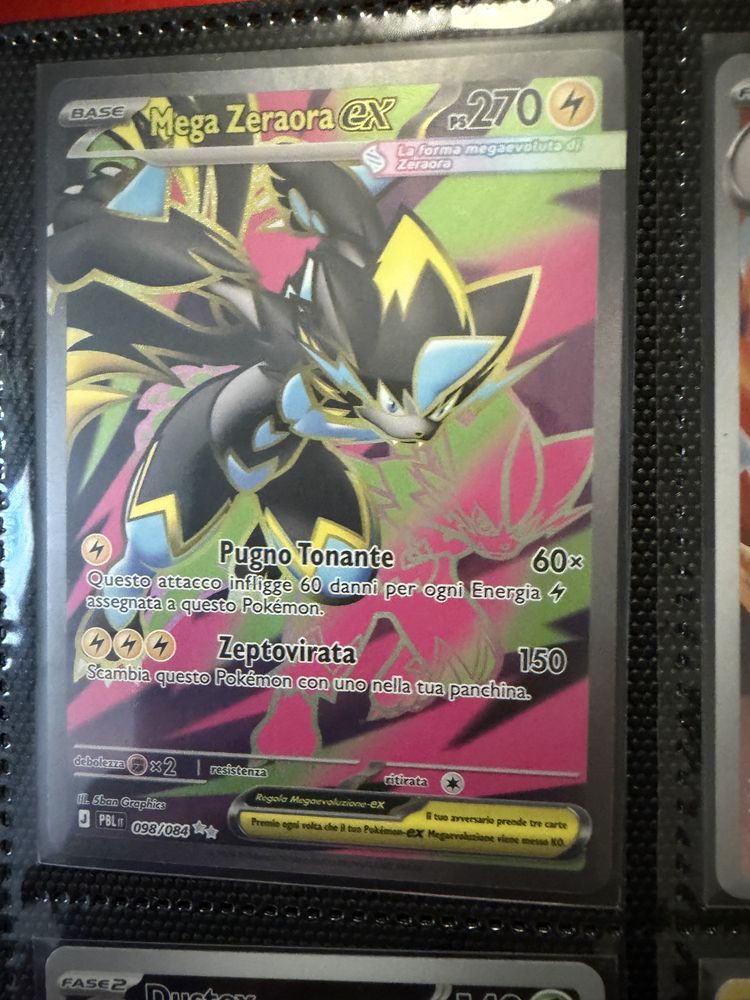 Mega Zeraora Ex Trading Card image 1