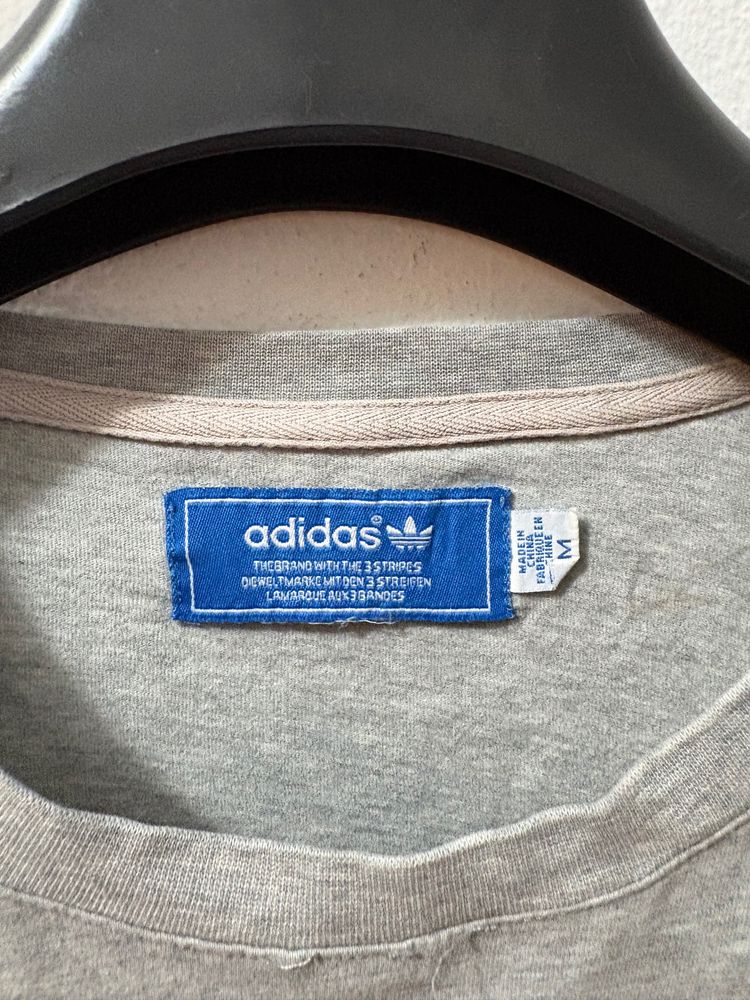 Adidas Grey T-Shirt With Sneaker Graphics image 2