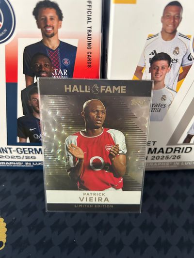 Patrick Vieira Hall Of Fame Limited Edition Trading Card
