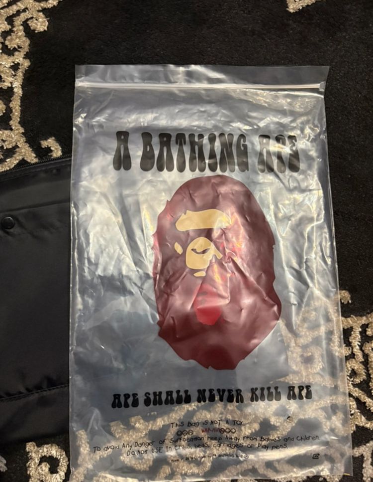 Black Pouch Bag With Logo image 4