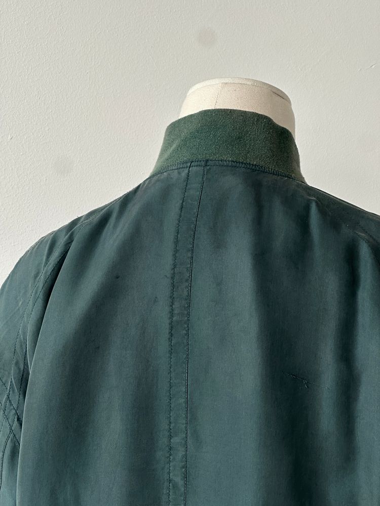 Vintage 1990s Pure Silk Bomber Jacket - M 5