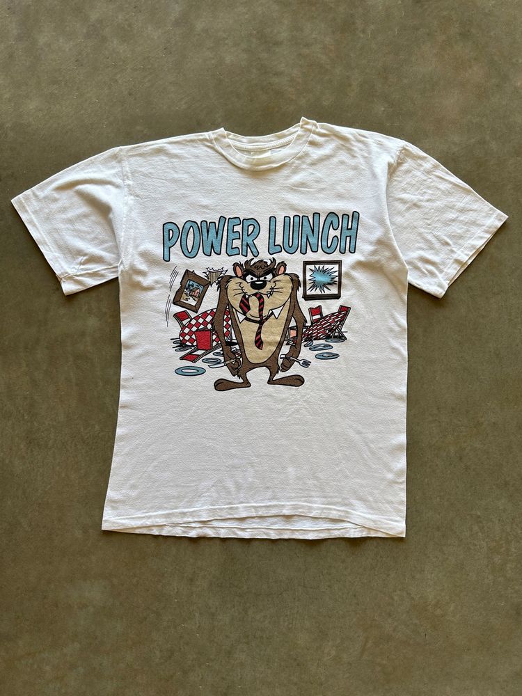 Looney Tunes 1990s Taz power lunch tee (M) product image