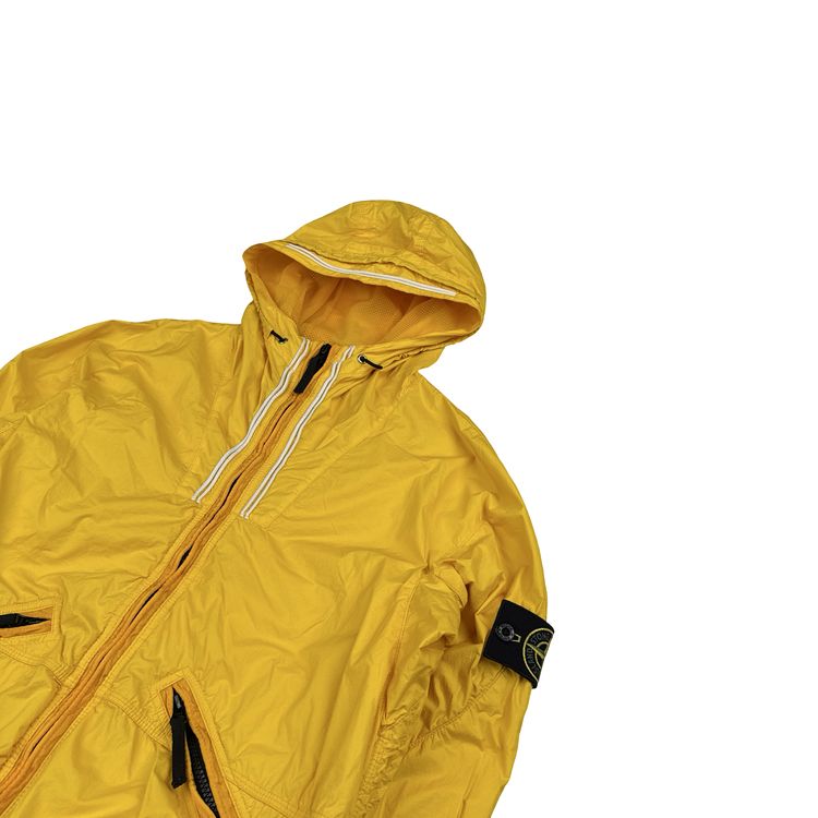 Stone Island 2011 Yellow Membrana TC Hooded Jacket - Medium imagen 2