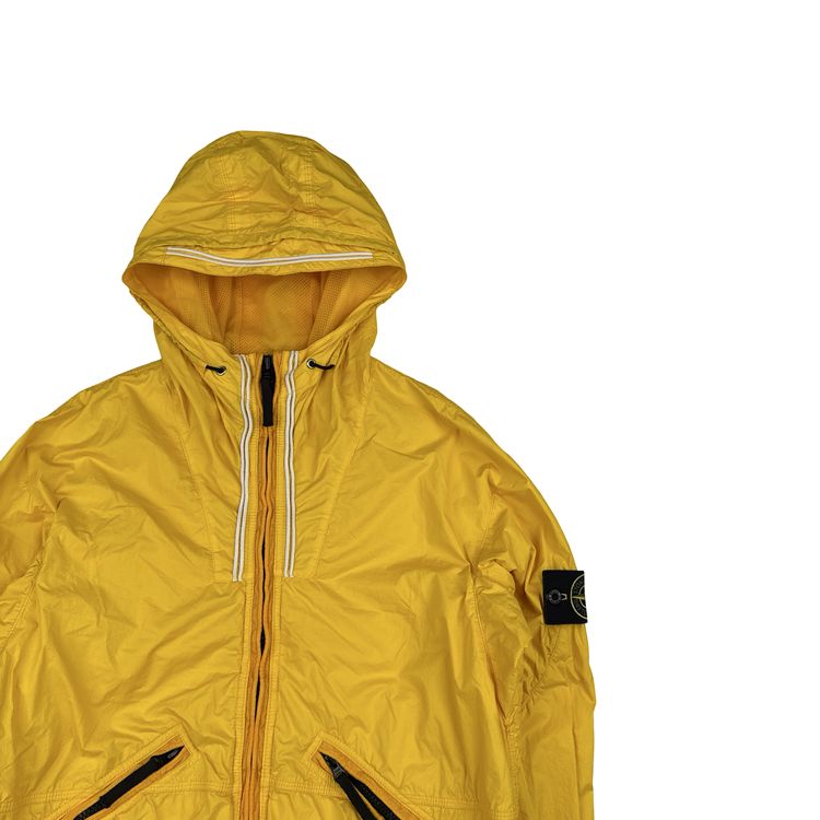 Stone Island 2011 Yellow Membrana TC Hooded Jacket - Medium imagen 8