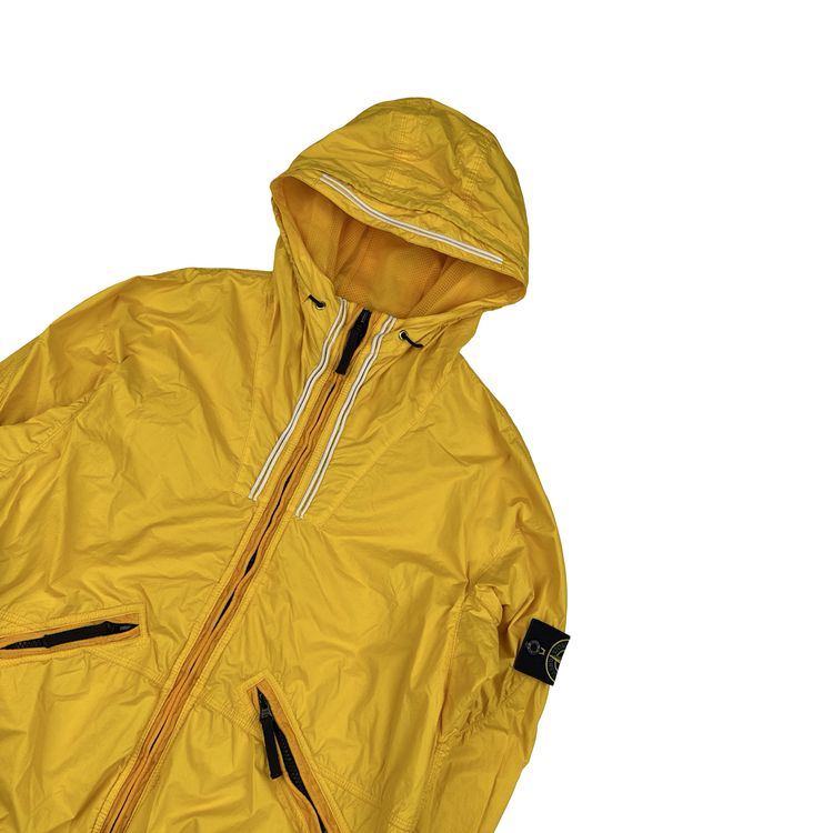 Stone Island 2011 Yellow Membrana TC Hooded Jacket - Medium imagen 4