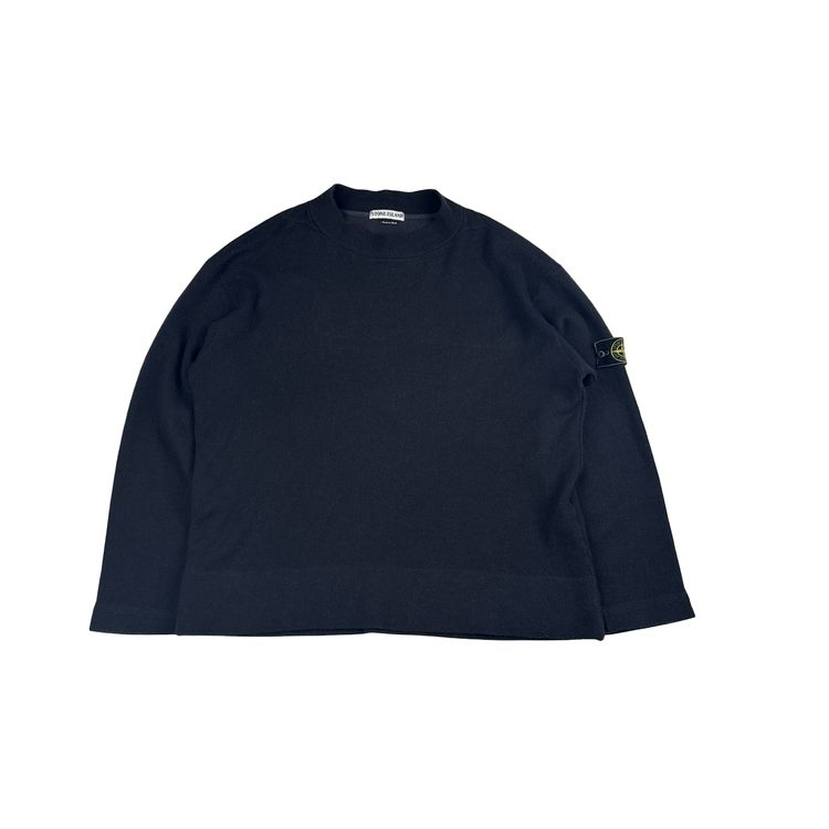 Stone Island 1998 Mock Neck Wool Jumper - XL