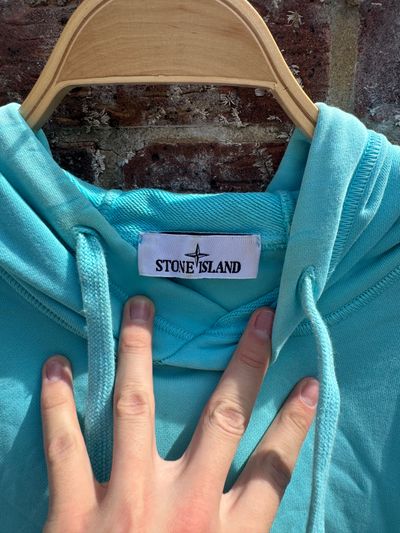 Bright Blue Stone Island Hoodie 2