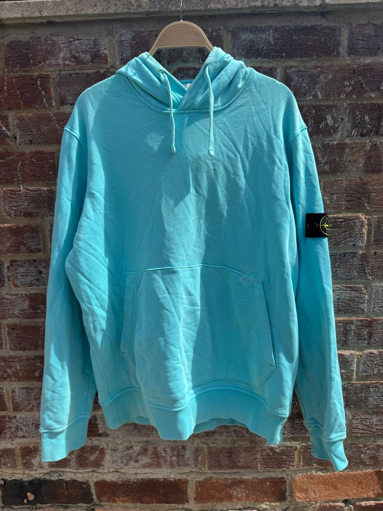 Bright Blue Stone Island Hoodie