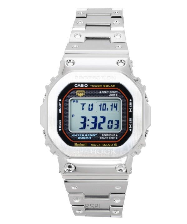 Casio G-Shock Full Metal Digital Smartphone Link Stainless Steel Solar GMW-B5000D-1C 200M Men's Watch image 1