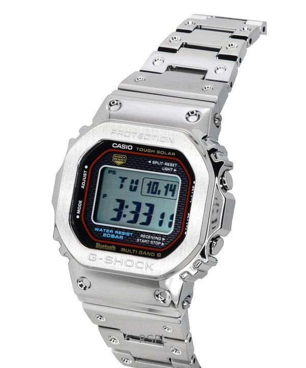 Casio G-Shock Full Metal Digital Smartphone Link Stainless Steel Solar GMW-B5000D-1C 200M Men's Watch image 4