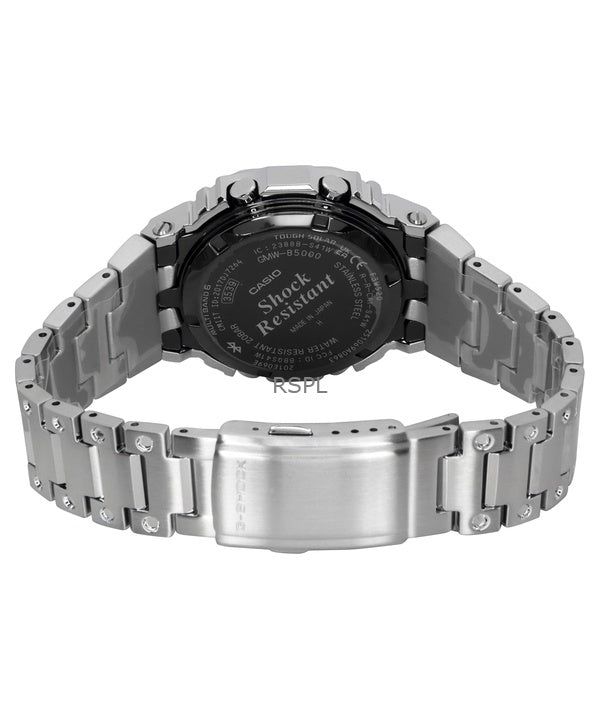 Casio G-Shock Full Metal Digital Smartphone Link Stainless Steel Solar GMW-B5000D-1C 200M Men's Watch image 5