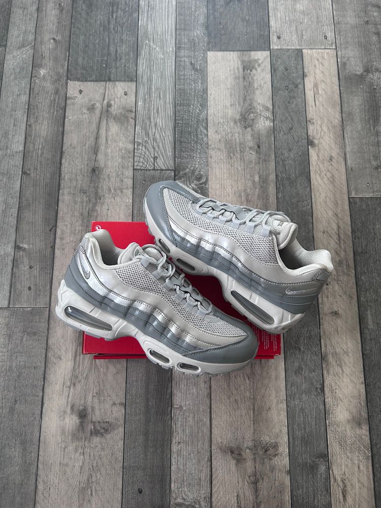 Nike Air Max 95 SE Big Bubble Trainers - Grey Fog Metallic Silver’ - IB6398-001