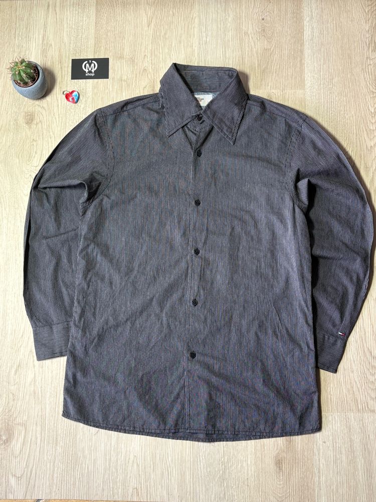 Dark Grey Button-Up Shirt