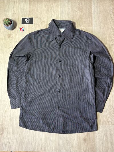 Dark Grey Button-Up Shirt