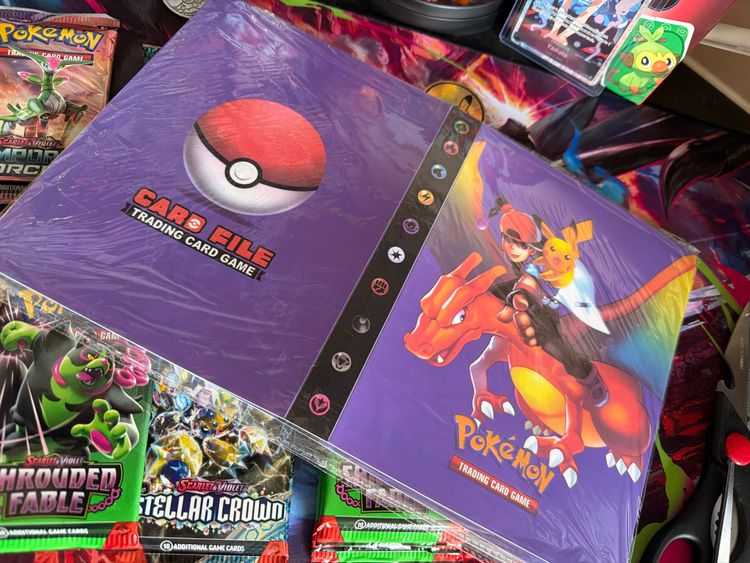 Pokemon Trading Card Game Card File Binder obraz 1