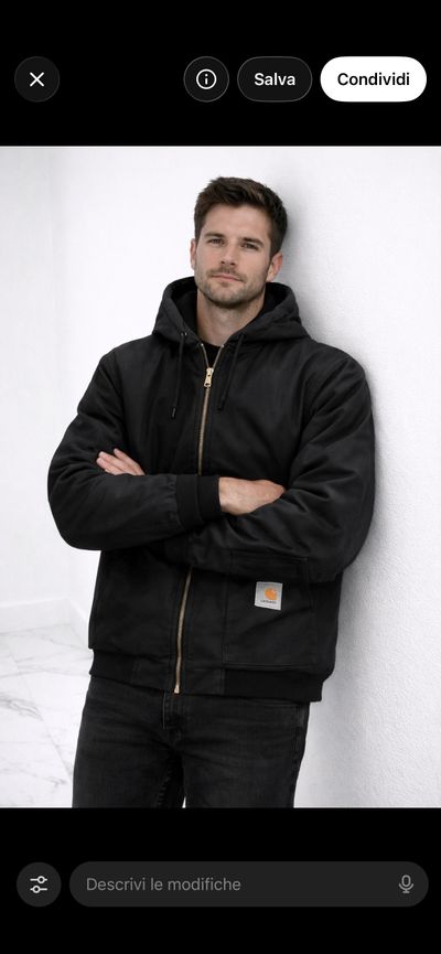 Black Hooded Jacket