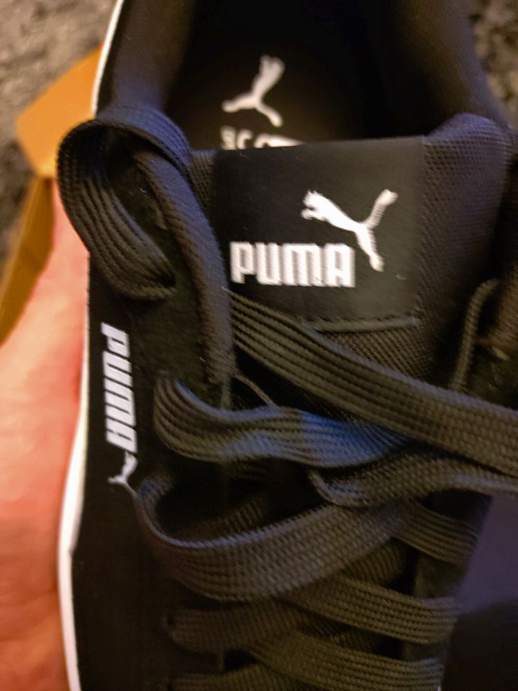 Puma Smash 3.0 Black And White Sneakers uk6.5 obraz 7