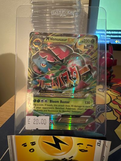 Mega Venusaur Ex Trading Card