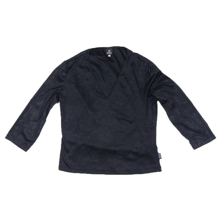 black long sleeve top