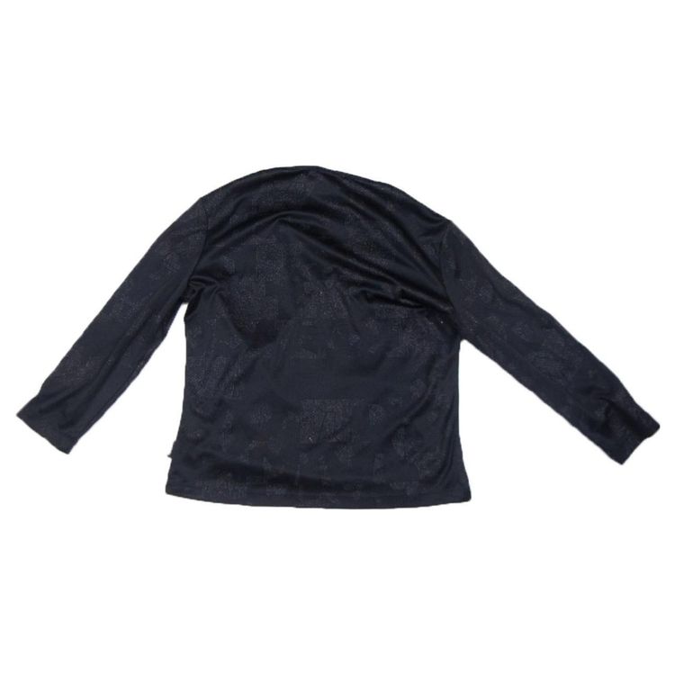 black long sleeve top image 2