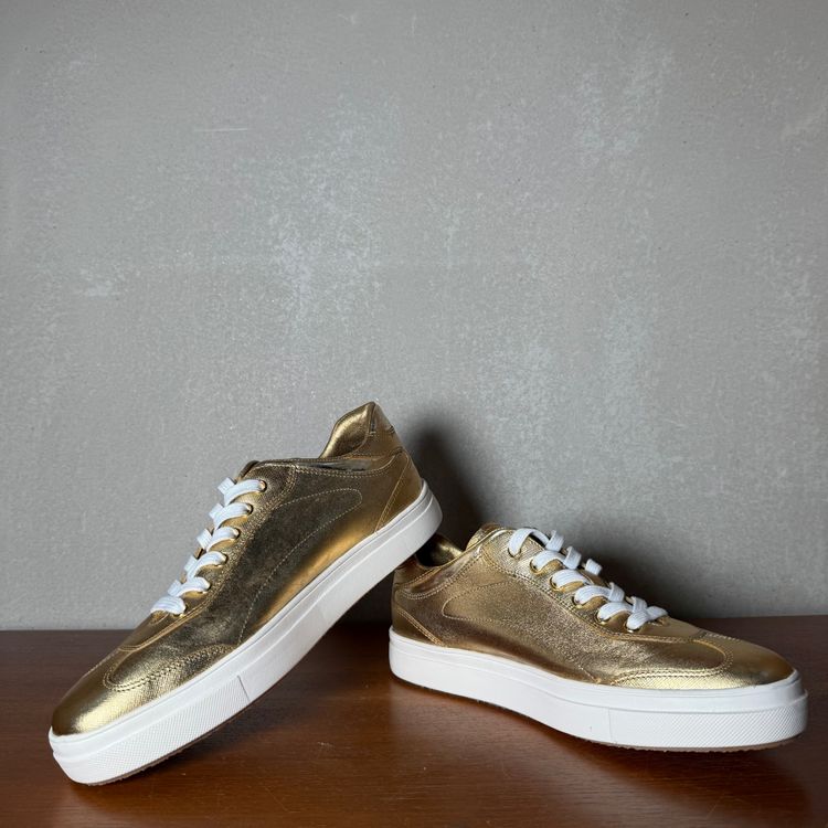 Prada Gold Sneakers with sole swap | Gold | 3E 4897 | UK 5.5 (EU 38.5) 2