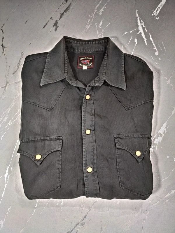 Indian Motorcycle Black Long Sleeve Shirt