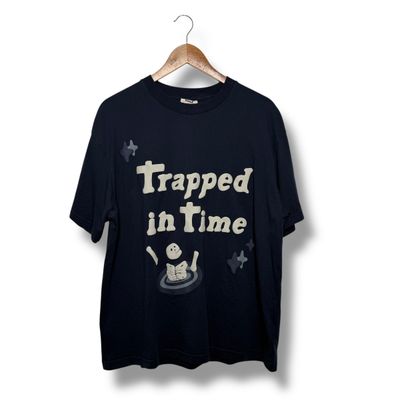 Broken Planet Graphic T-shirt Navy LARGE