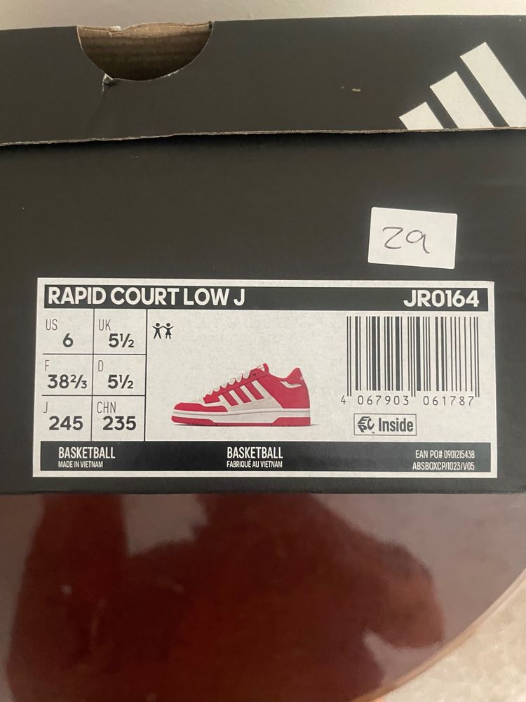 Immagine di Adidas Rapid Court Low J Sneakers 5