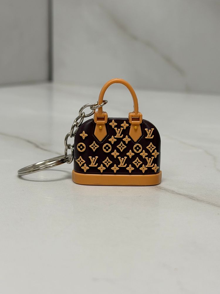 Custom made monogram Louis Vuitton Keychain Bag Charm
