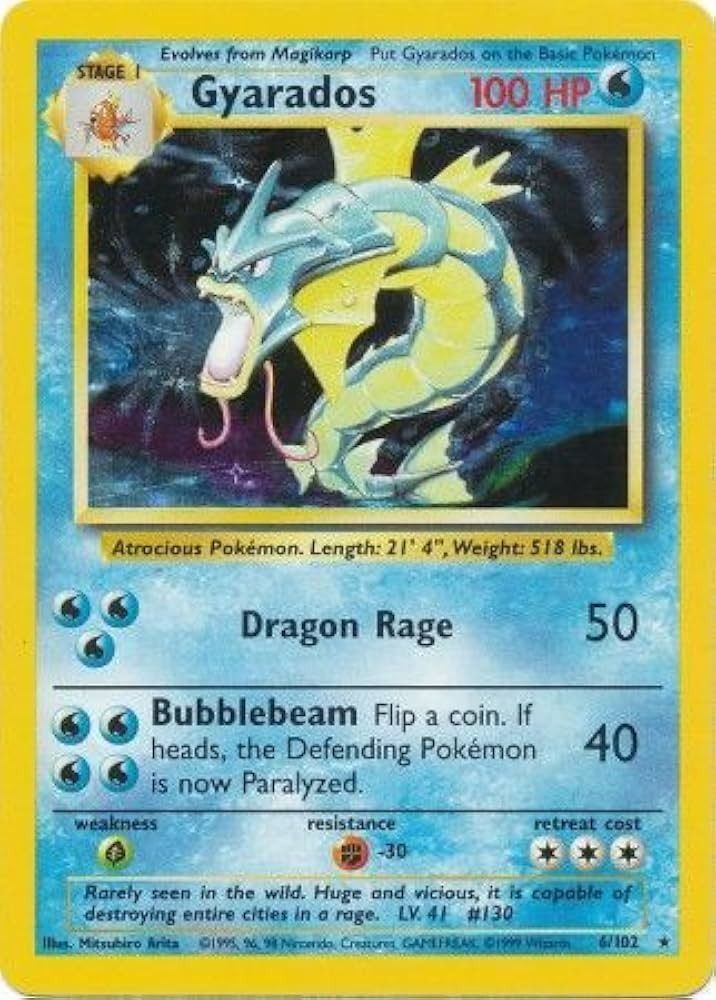 Pokémon Carta Pokémon Gyarados 6/102 product image