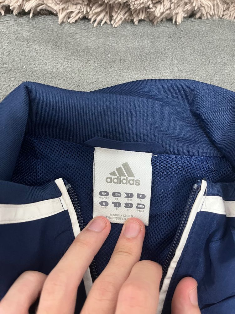 Adidas Navy And White Sports Jacket image 2