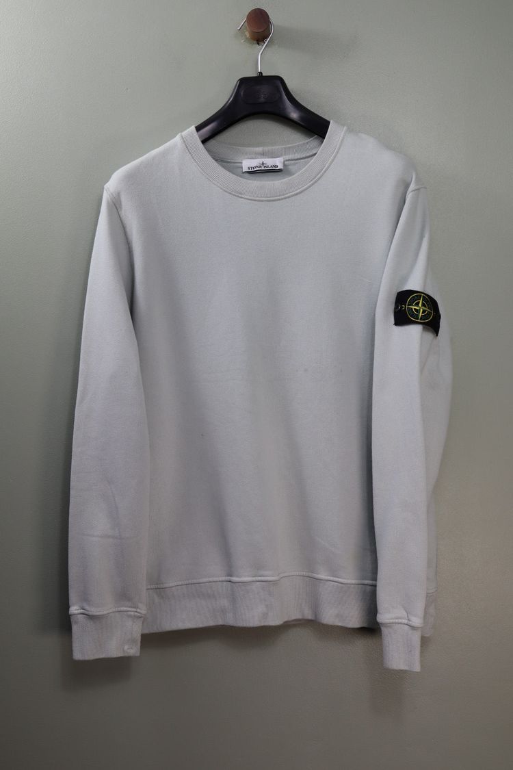Stone Island Light Grey Jumper obraz 3