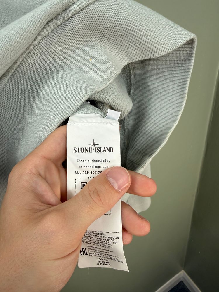 Stone Island Light Grey Jumper obraz 2