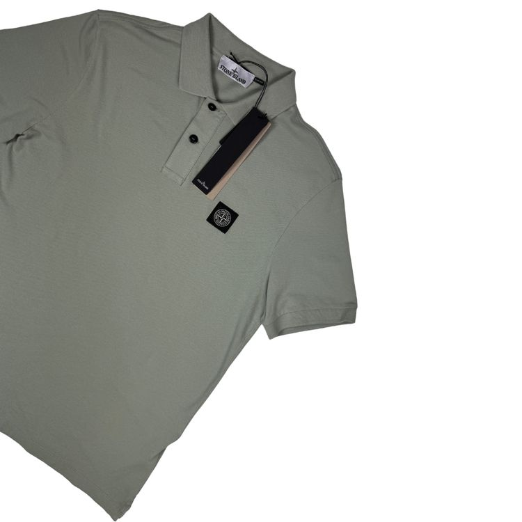 Polo Stone Island Verde manga corta - talla L image 2