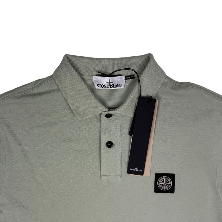 Polo Stone Island Verde manga corta - talla L image 4