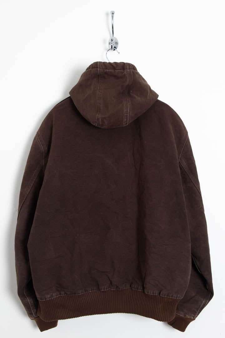Carhartt J130 Duck Canvas Active Hooded Jacket (L) image 3
