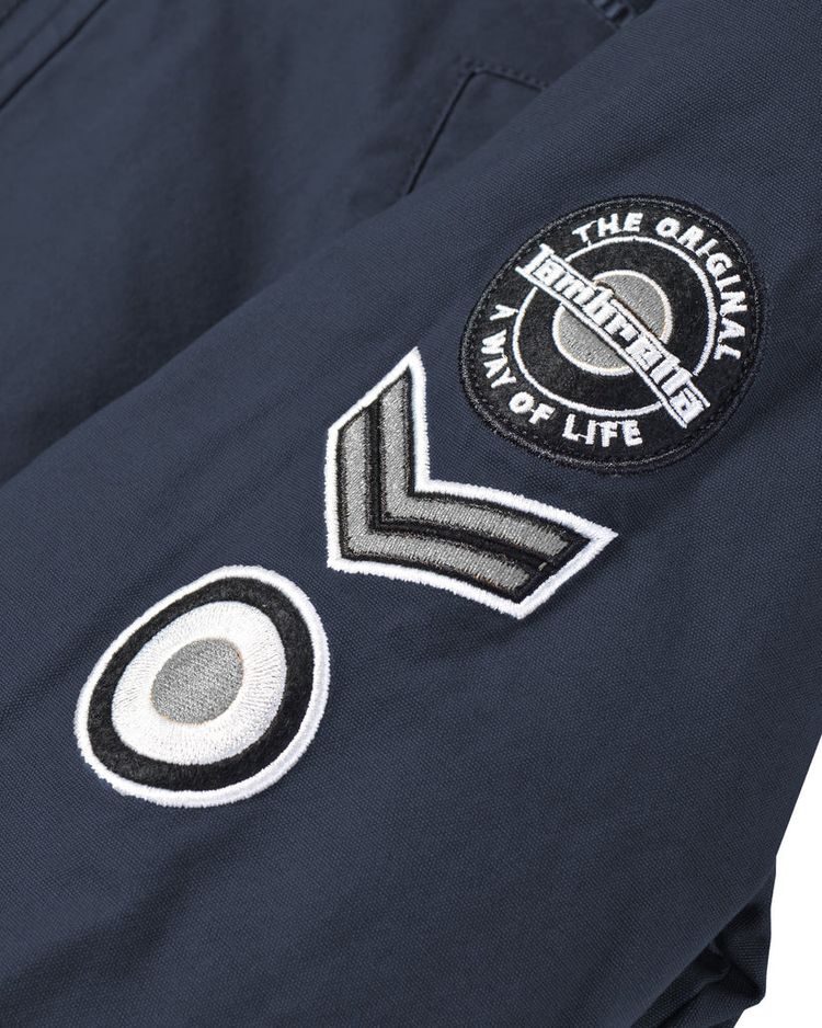 Lambretta Mens Dark Navy Retro Fishtail Parka imagen 10