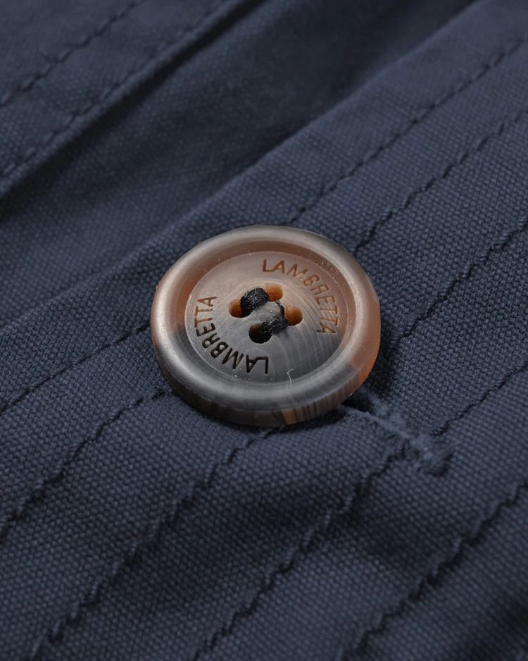 Lambretta Mens Dark Navy Retro Fishtail Parka imagen 6