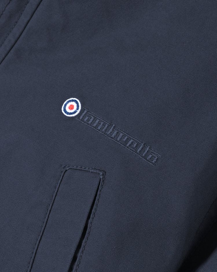 Lambretta Mens Dark Navy Retro Fishtail Parka imagen 3