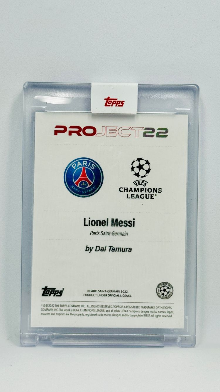 Topps Project 22 Lionel Messi Trading Card 2