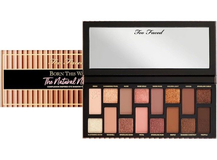 Too Faced Born This Way The Natural Nudes Eyeshadow Palette 16 Shades BNIB image 1