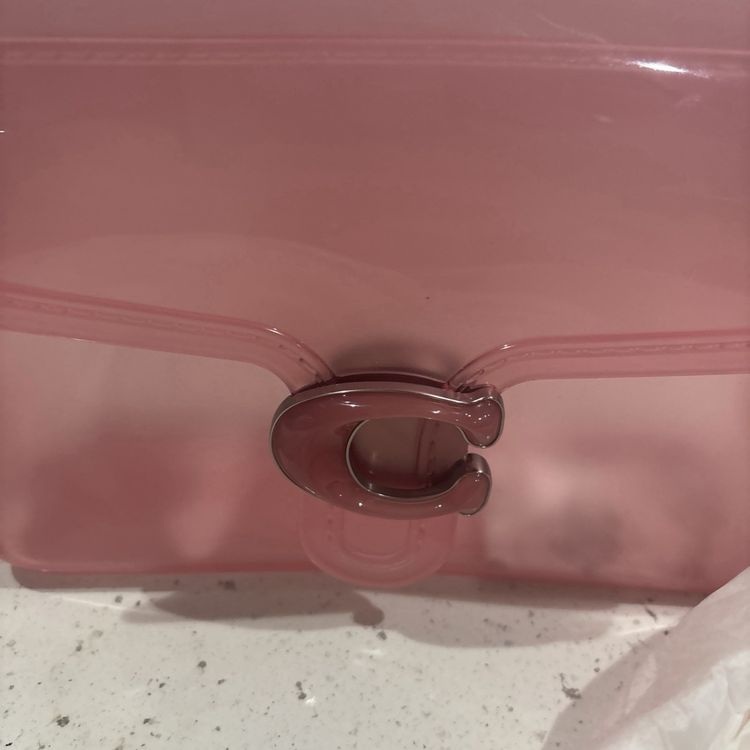 Coach Jelly Tabby Silver/Candy Pink From the Runway Bestseller BNWT image 9