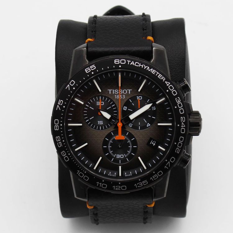 Men's Tissot Supersport Chronograph Black Dial Pre-owned T125.617.36.081.00