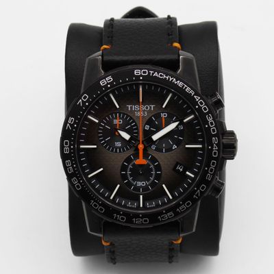 Men's Tissot Supersport Chronograph Black Dial Pre-owned T125.617.36.081.00 1