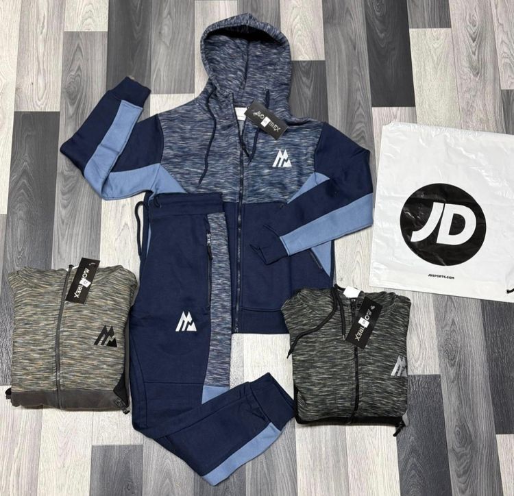 Set Montrex Blue And Grey Hoodie And Jogger Set product image