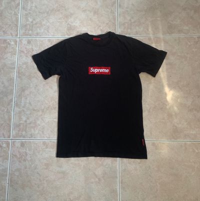 Black T-Shirt With Supreme Logo