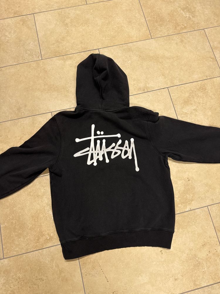 Stussy Black Hoodie obraz 1