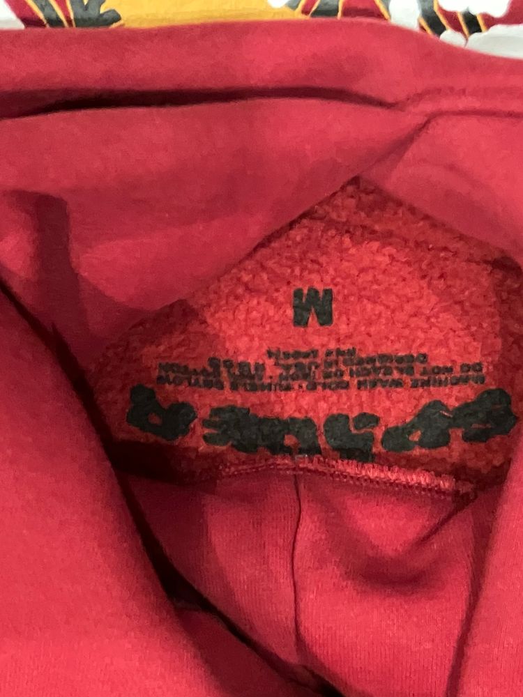 Red Hoodie With Spider Web Graphic 3