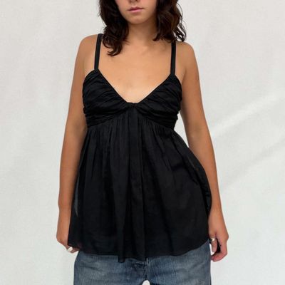Prada chiffon cami top