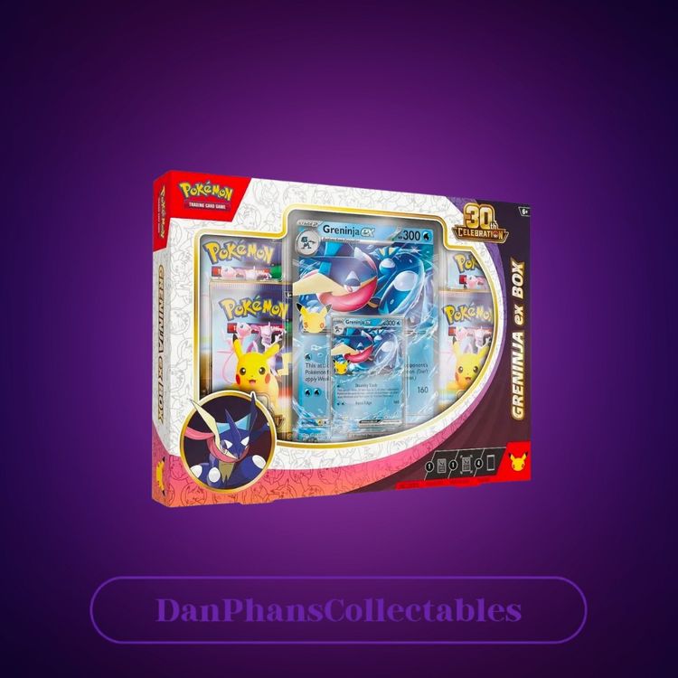 Pokémon 30th Celebration Greninja EX Collection Box product image